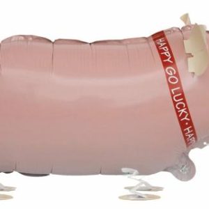 Air Walkers |   Pig 62.2Cm (24.5") Walking Foil Balloon Air Walkers Air Walkers