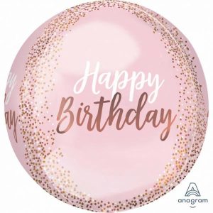 Bubble Balloons & Orbs |   Orbz Xl Blush Bd G20 Balloons Bubble Balloons & Orbs