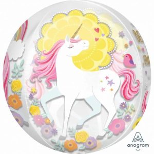 Bubble Balloons & Orbs |   Orbz Xl Clear Magical Unicorn Balloons Bubble Balloons & Orbs