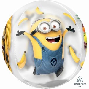 Bubble Balloons & Orbs |   Orbz Xl Despicable Me Clear G40 Balloons Bubble Balloons & Orbs