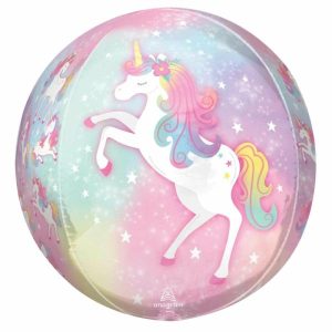 Bubble Balloons & Orbs |   Orbz Xl Enchanted Unicorn Balloons Bubble Balloons & Orbs