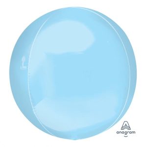 Bubble Balloons & Orbs |   Orbz Xl Pastel Blue Balloons Bubble Balloons & Orbs