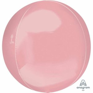 Bubble Balloons & Orbs |   Orbz Xl Pastel Pink Balloons Bubble Balloons & Orbs