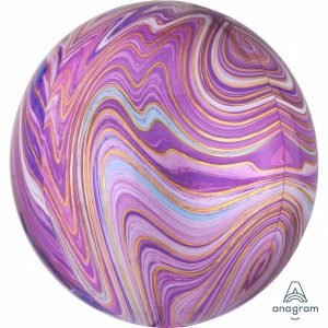 Bubble Balloons & Orbs |   Orbz Xl Purple Marblez G20 Balloons Bubble Balloons & Orbs