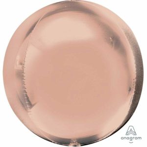 Bubble Balloons & Orbs |   Orbz Xl Rose Gold Balloons Bubble Balloons & Orbs