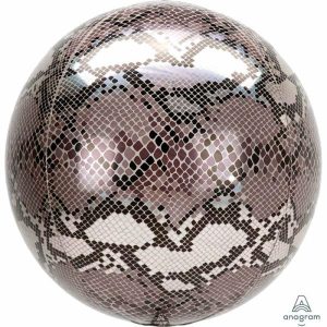 Bubble Balloons & Orbs |   Orbz Xl Snake Skin Print Balloons Bubble Balloons & Orbs