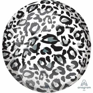 Bubble Balloons & Orbs |   Orbz Xl Snow Leopard Print Animalz Balloons Bubble Balloons & Orbs