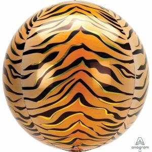 Bubble Balloons & Orbs |   Orbz Xl Tiger Print Balloons Bubble Balloons & Orbs