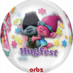 Bubble Balloons & Orbs |   Orbz Xl Trolls Clear Un Inflated Balloons Bubble Balloons & Orbs