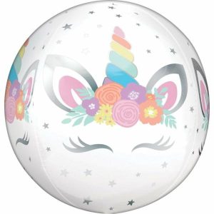 Bubble Balloons & Orbs |   Orbz Xl Unicorn Party G20 Balloons Bubble Balloons & Orbs