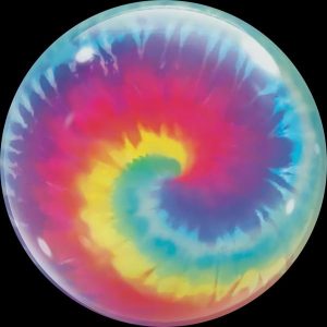 Bubble Balloons & Orbs |   22" Single Bubble Tie Dye Swirls Balloons Bubble Balloons & Orbs