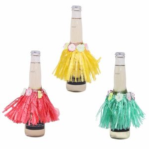 Cups & Straws |   3 Hula Skirt Drink Covers Cups & Straws Cups & Straws