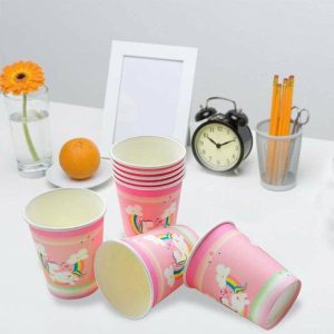 Cups & Straws |   8 Unicorn Paper Cups Cups & Straws Cups & Straws