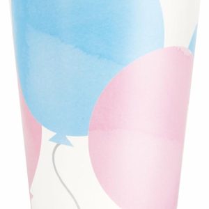 Cups & Straws |   Baby Reveal 8 X 270Ml (9Oz) Paper Cups Cups & Straws Cups & Straws