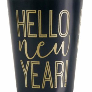 Cups & Straws |   Roaring New Year 8 X 270Ml (9Oz) Paper Cups Cups & Straws Cups & Straws