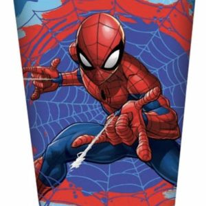 Cups & Straws |   Spiderman Webbed Wonder Paper Party Cups (Pack Of 8) Cups & Straws Cups & Straws