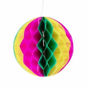 Decorations |   25Cm Colorful Honeycomb Decorations Decorations