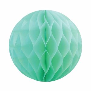 Decorations |   30Cm Mint Honeycomb Ball Decorations Decorations