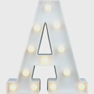 Decorations |   Led Letter Light A Decorations Decorations