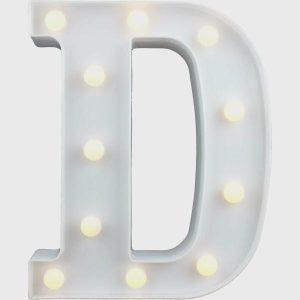 Decorations |   Led Letter Light D Decorations Decorations