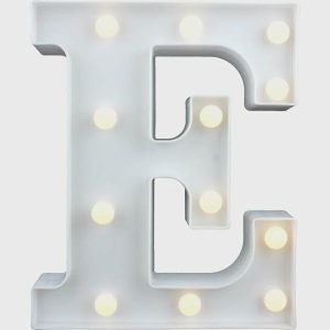 Decorations |   Led Letter Light E Decorations Decorations