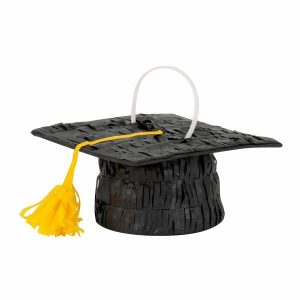 Decorations |   Mini Pinata Graduation Cap Decoration 6.35Cm H X 19Cm W (2.5" X 7.5") Decorations Decorations