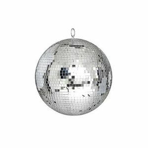 Decorations |   Mirror Ball Silver 12Cm Decorations Decorations