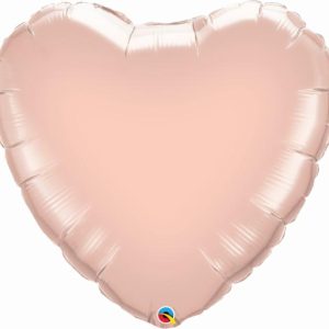 Foil Balloons |   18" Heart Rose Gold – Non Inflated Balloons Foil Balloons