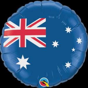 Foil Balloons |   18" Round Foil Australian Flag Balloons Foil Balloons