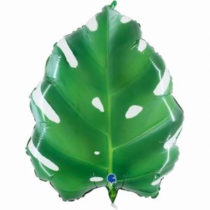 Foil Balloons |   23" Tropical Leaf Shape – Non Inflated Balloons Foil Balloons