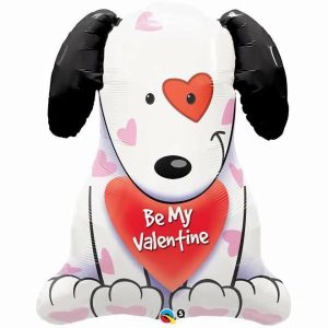 Foil Balloons |   31" Shape Foil Be My Valentine Puppy – Default Title Balloons Foil Balloons