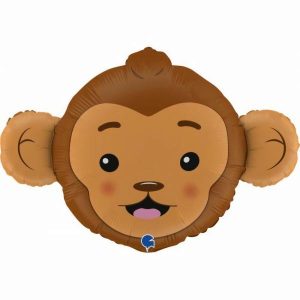 Foil Balloons |   36Inch Monkey Head Balloons Foil Balloons