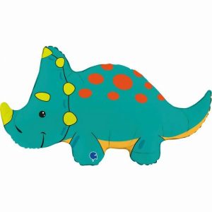 Foil Balloons |   36Inch Triceratops Shape Balloons Foil Balloons