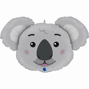 Foil Balloons |   37Inch Koala Head Balloons Foil Balloons