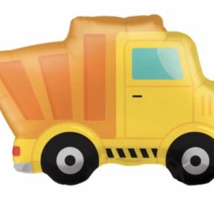 Foil Balloons |   41" Shape Foil Dump Truck Balloons Foil Balloons