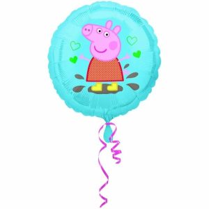 Foil Balloons |   45Cm Hx Peppa Pig Golden Boots Balloons Foil Balloons