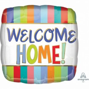 Foil Balloons |   45Cm Hx Welcome Home Stripes – Non Inflated Balloons Foil Balloons