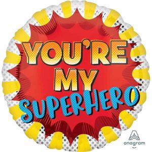 Foil Balloons |   45Cm Hx You’Re My Superhero S40 Balloons Foil Balloons