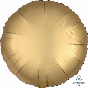 Foil Balloons |   45Cm Standard Hx Satin Luxe Gold Sateen (Circle) S15 – Non Inflated Balloons Foil Balloons