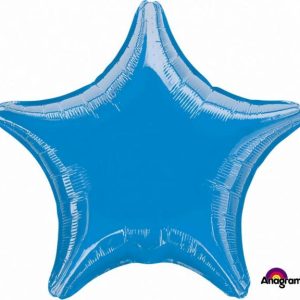 Foil Balloons |   45Cm Star Xl Metallic Blue – Non Inflated Balloons Foil Balloons