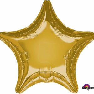 Foil Balloons |   45Cm Star Xl Metallic Gold – Non Inflated Balloons Foil Balloons