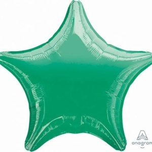 Foil Balloons |   45Cm Star Xl Metallic Green – Non Inflated Balloons Foil Balloons