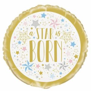 Foil Balloons |   A Star Is Born" Twinkle Star 45Cm (18") Foil Balloons – Non Inflated Balloons Foil Balloons