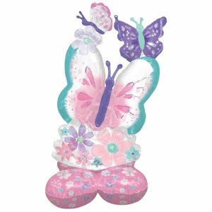 Foil Balloons |   Airloonz Flutters Butterfly P70 Air Walkers Air Walkers