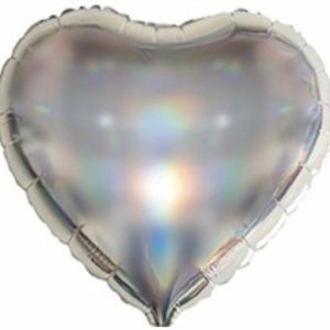 Foil Balloons |   Balloon Foil 45Cm 1Pk Heart Irdscnt Balloons Foil Balloons