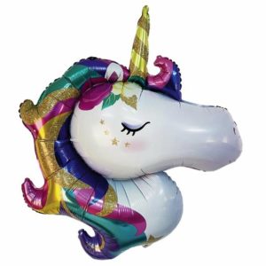 Foil Balloons |   Baloon Foil 90Cm 1Pk Unicorn Balloons Foil Balloons