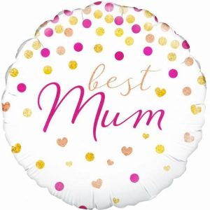 Foil Balloons |   Best Mum – Non Inflated Balloons Foil Balloons