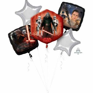 Foil Balloons |   Bouquet Star Wars The Force Awakens Birthday P75 Balloon Bouquets Balloon Bouquets