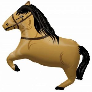 Foil Balloons |   Brown Horse 28" (34952-28) Shape Balloons Foil Balloons