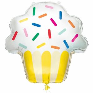 Foil Balloons |   Cupcake Shape 73.6Cm (29") Foil Balloon Balloons Foil Balloons